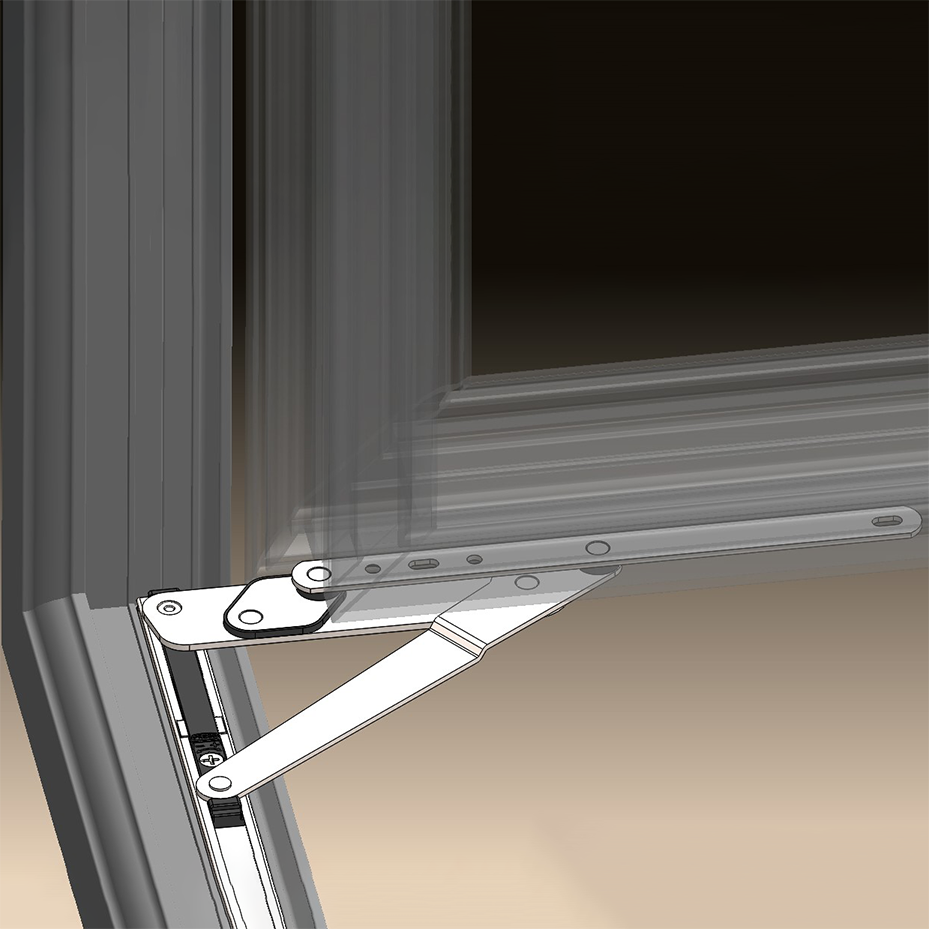 Diamond Link Window Hinge